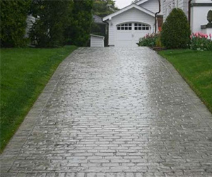 Stamped Concrete Driveway